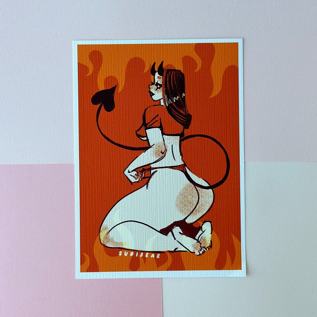Devil Girl Print