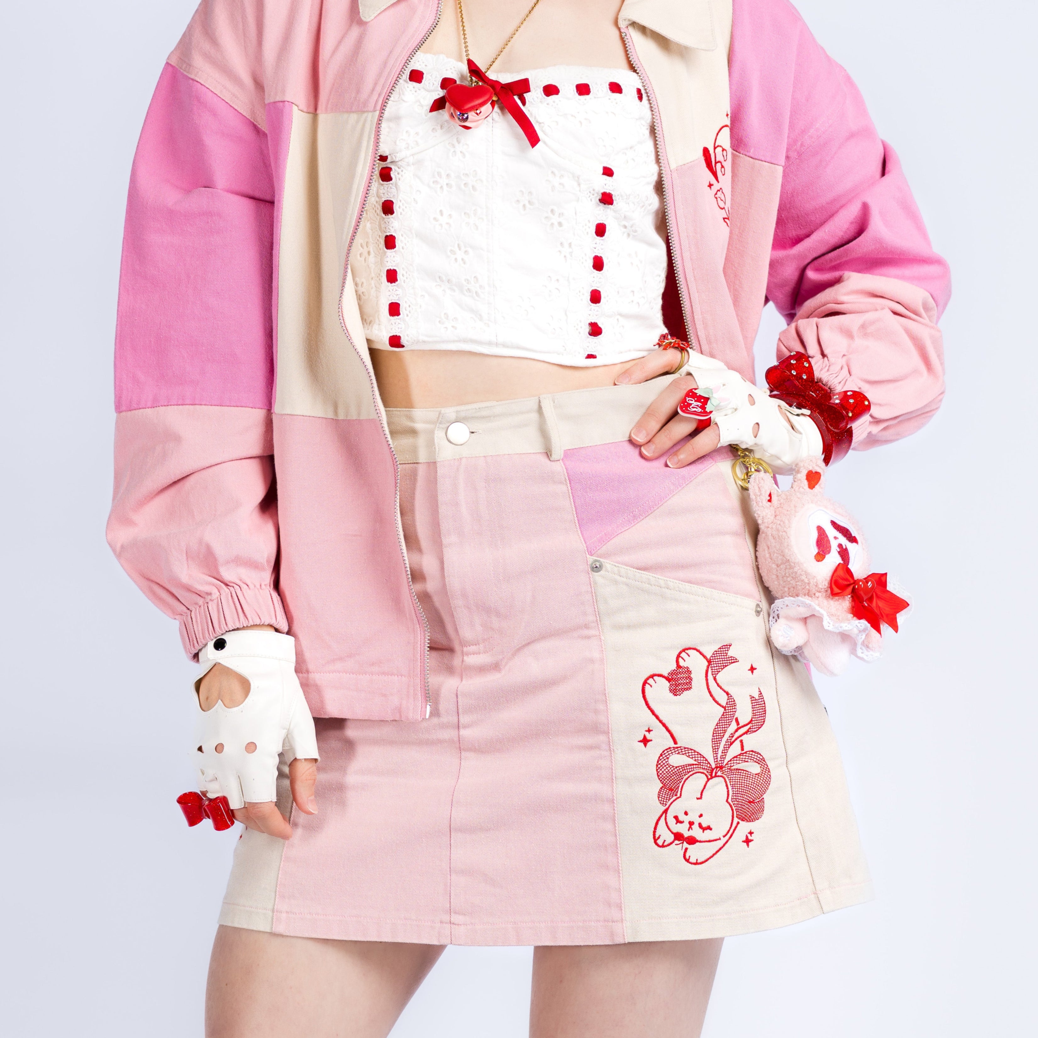 スカート m me eme Lameribbon trapizoid miniskirt m me eme Lameribbon trapizoid miniskirt SET UP – M me eme