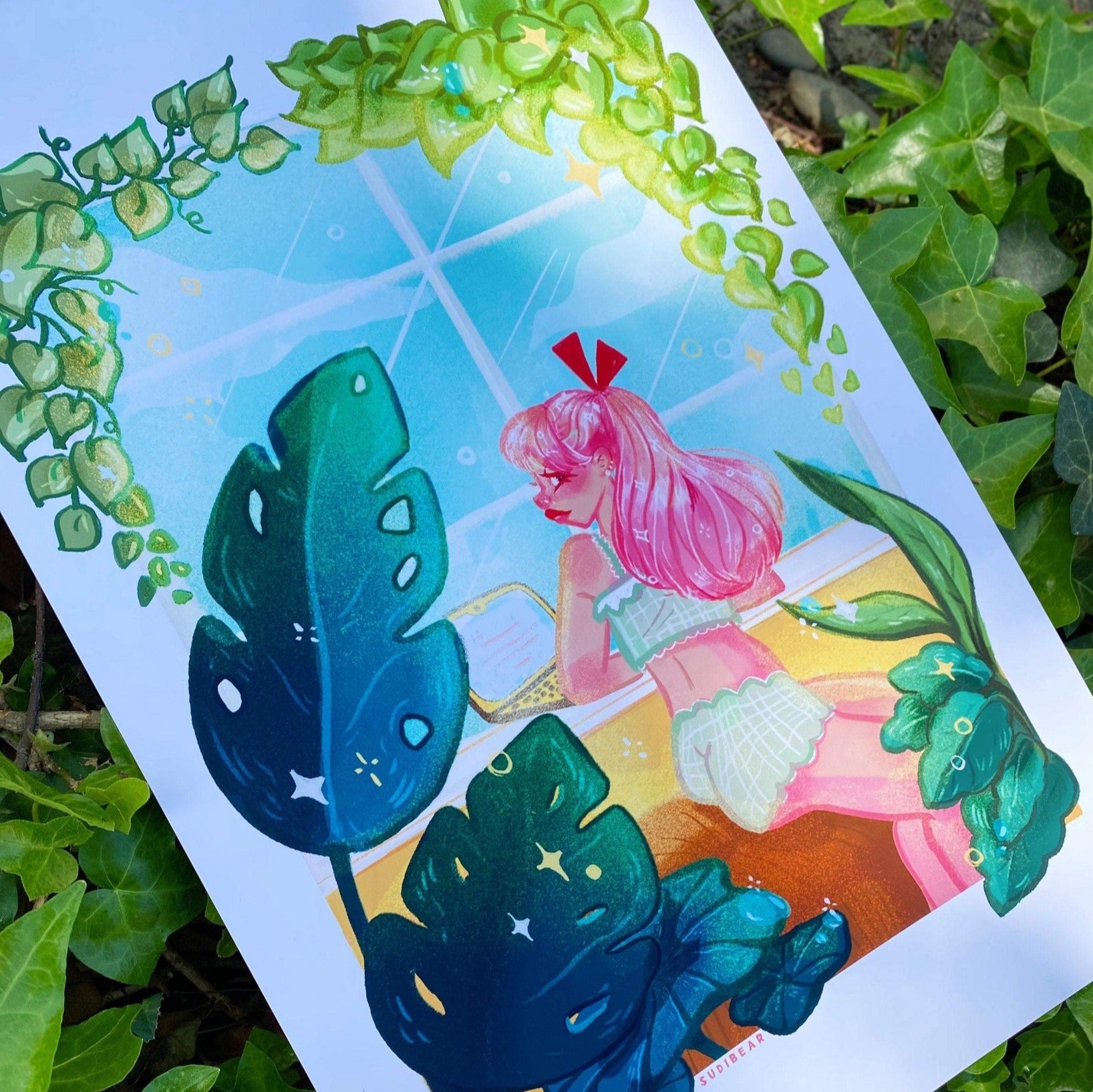 Spring Vibes Print | SudiBear