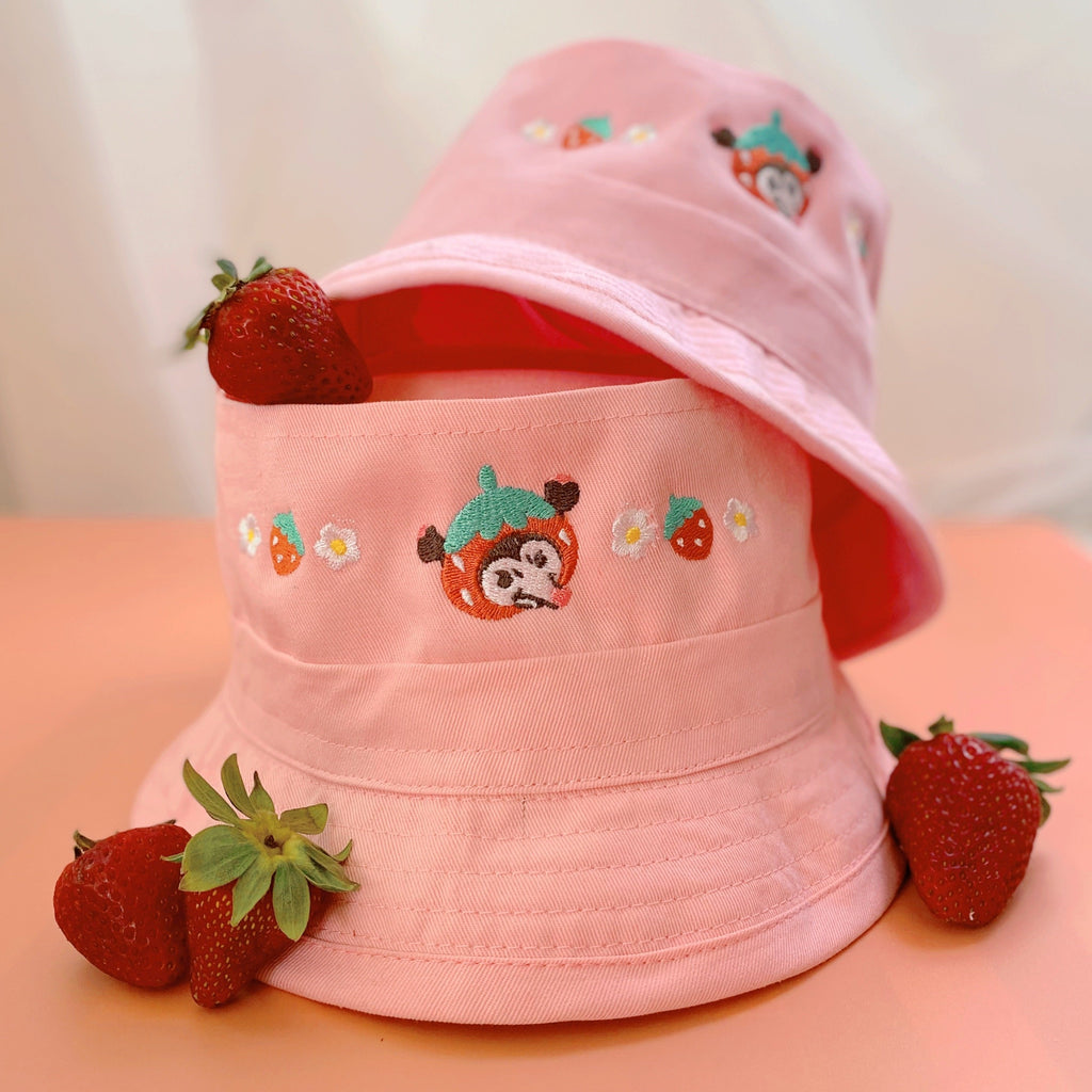 Strawberry Possum Bucket Hat