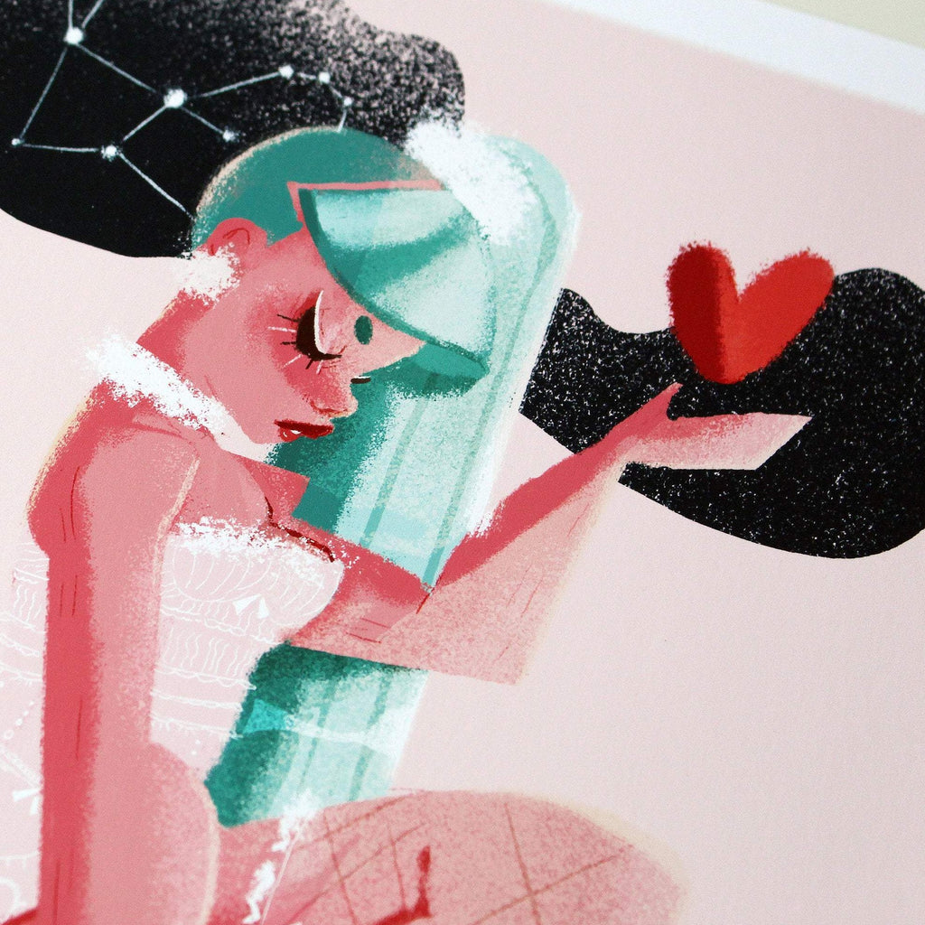 Valentines Day Oni Print
